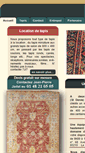 Mobile Screenshot of location-de-tapis.com